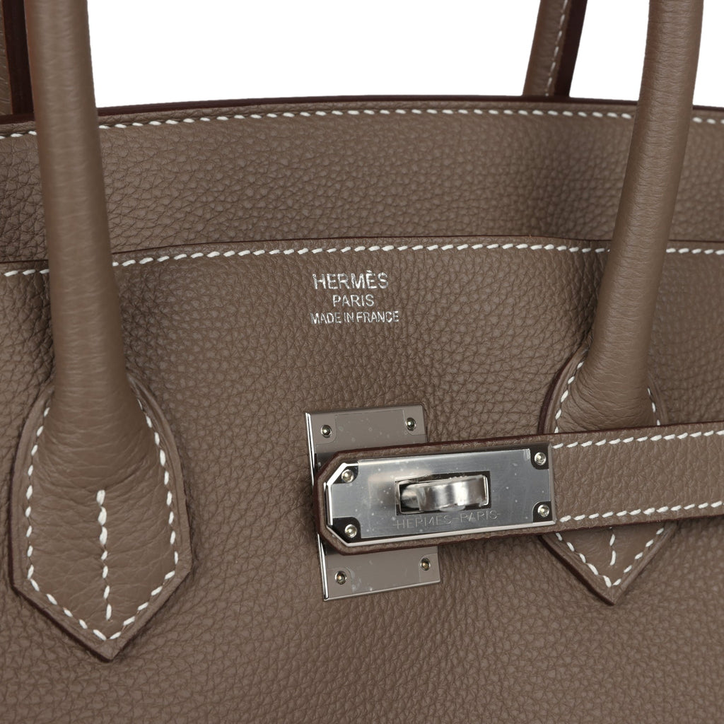 Hermès Birkin 35 Etoupe Togo Palladium Hardware