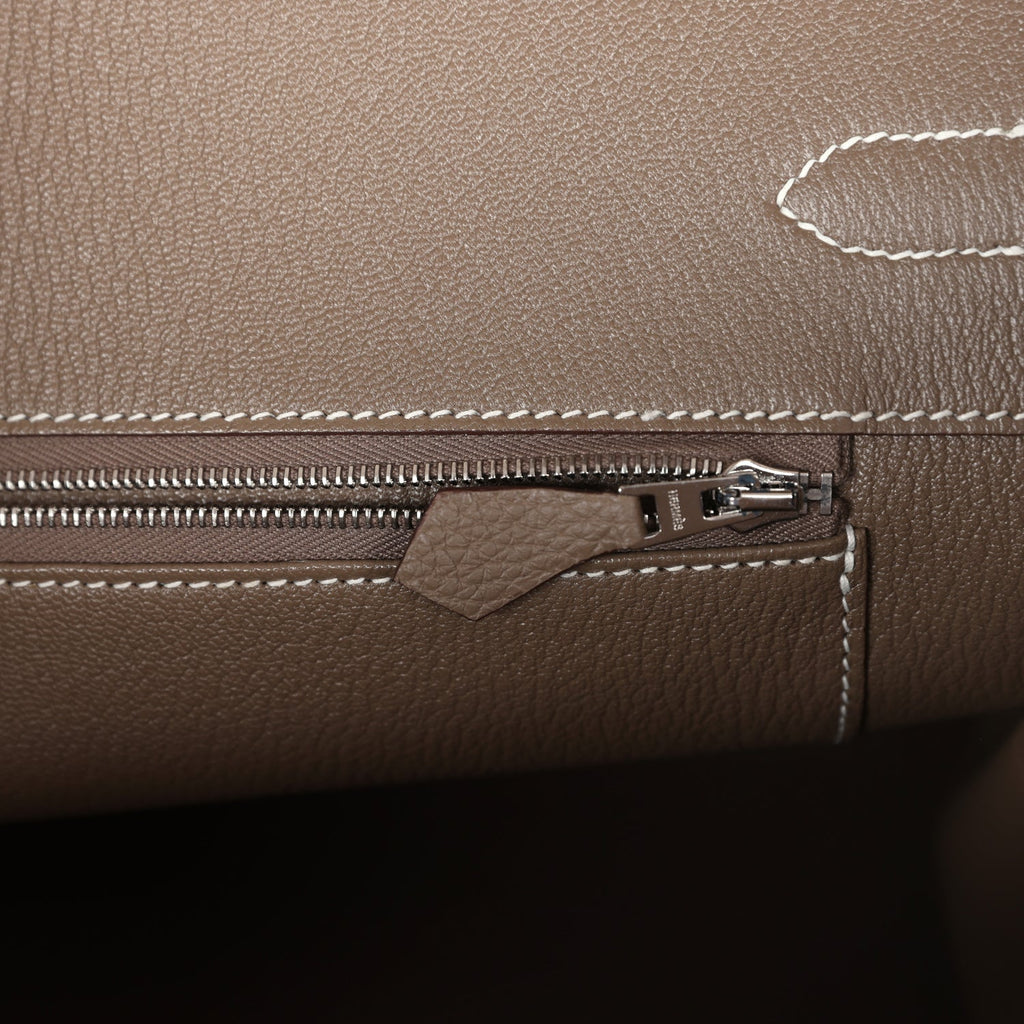 Hermès Birkin 35 Etoupe Togo Palladium Hardware