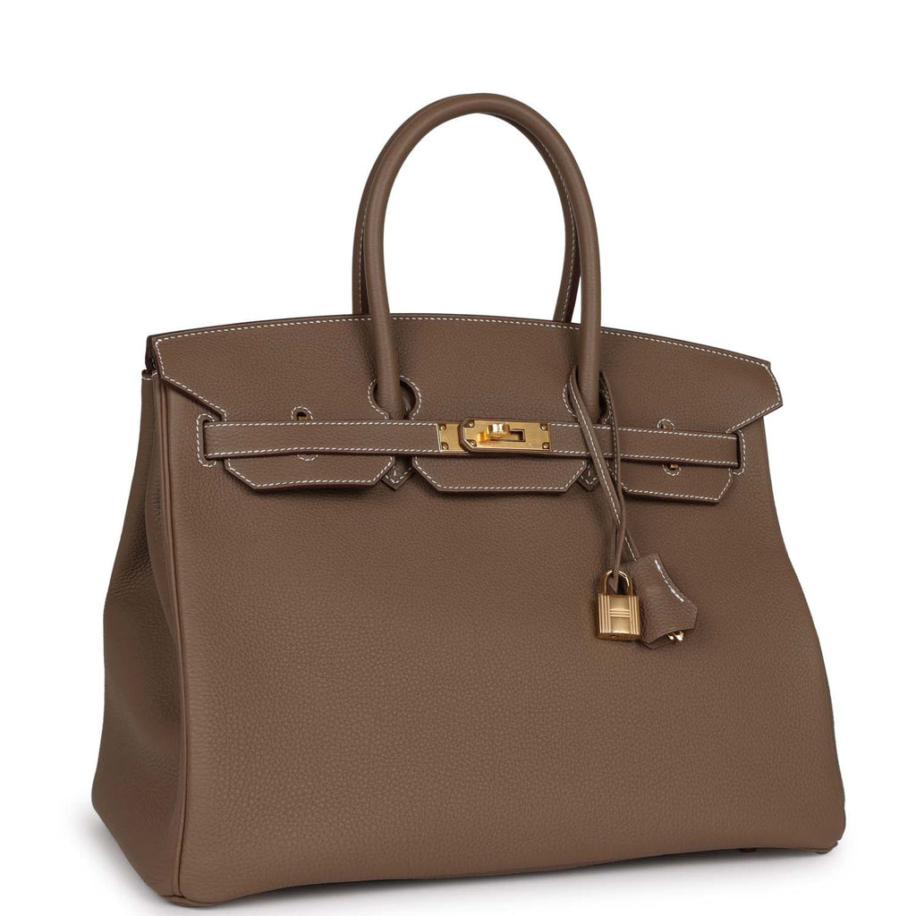 Hermès Birkin 35 Etoupe Togo Gold Hardware