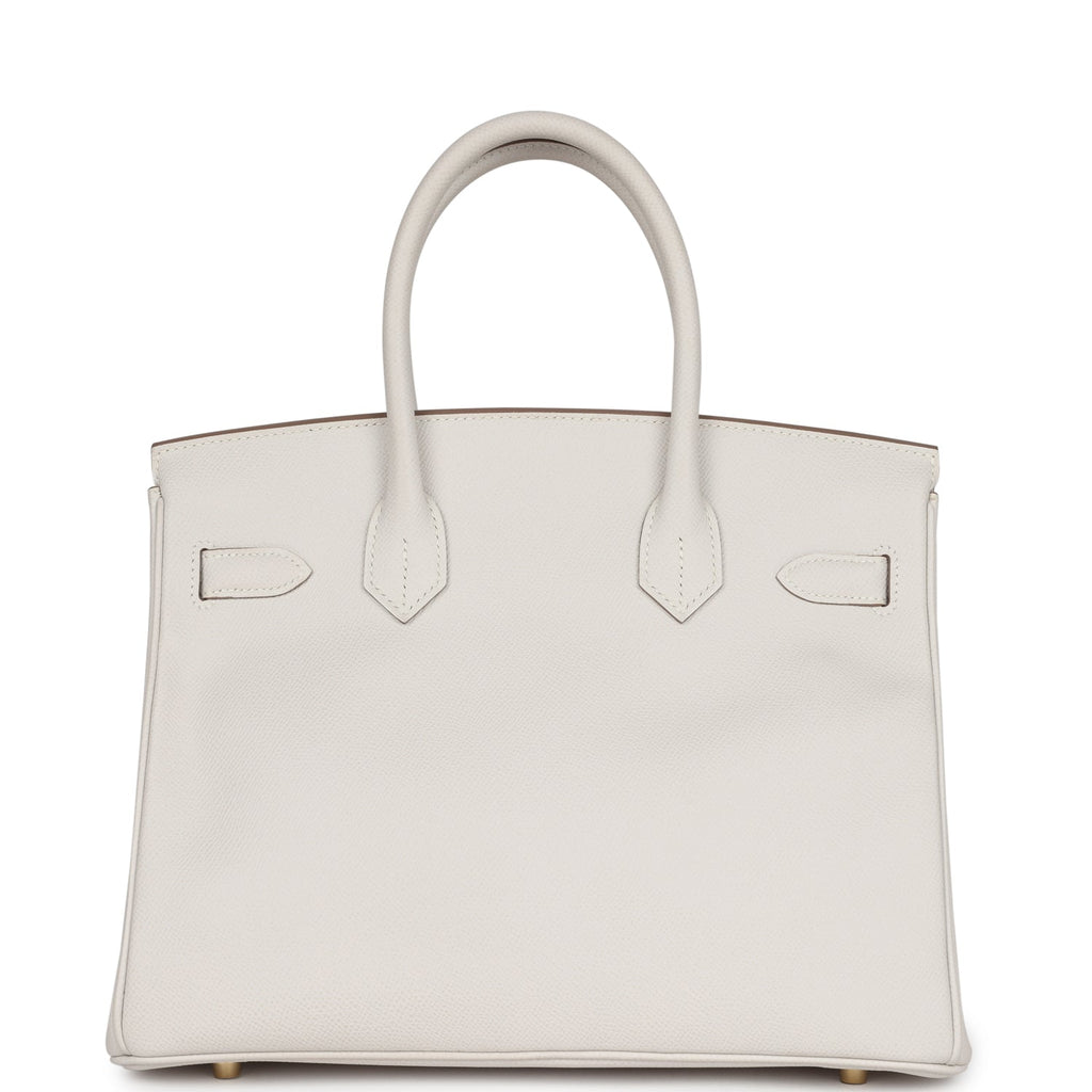 Hermès Birkin 30 Gris Pale Epsom Gold Hardware