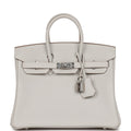 Hermès Birkin 25 Gris Pale Togo Palladium Hardware