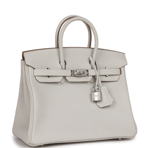 Hermès Birkin 25 Gris Pale Togo Palladium Hardware