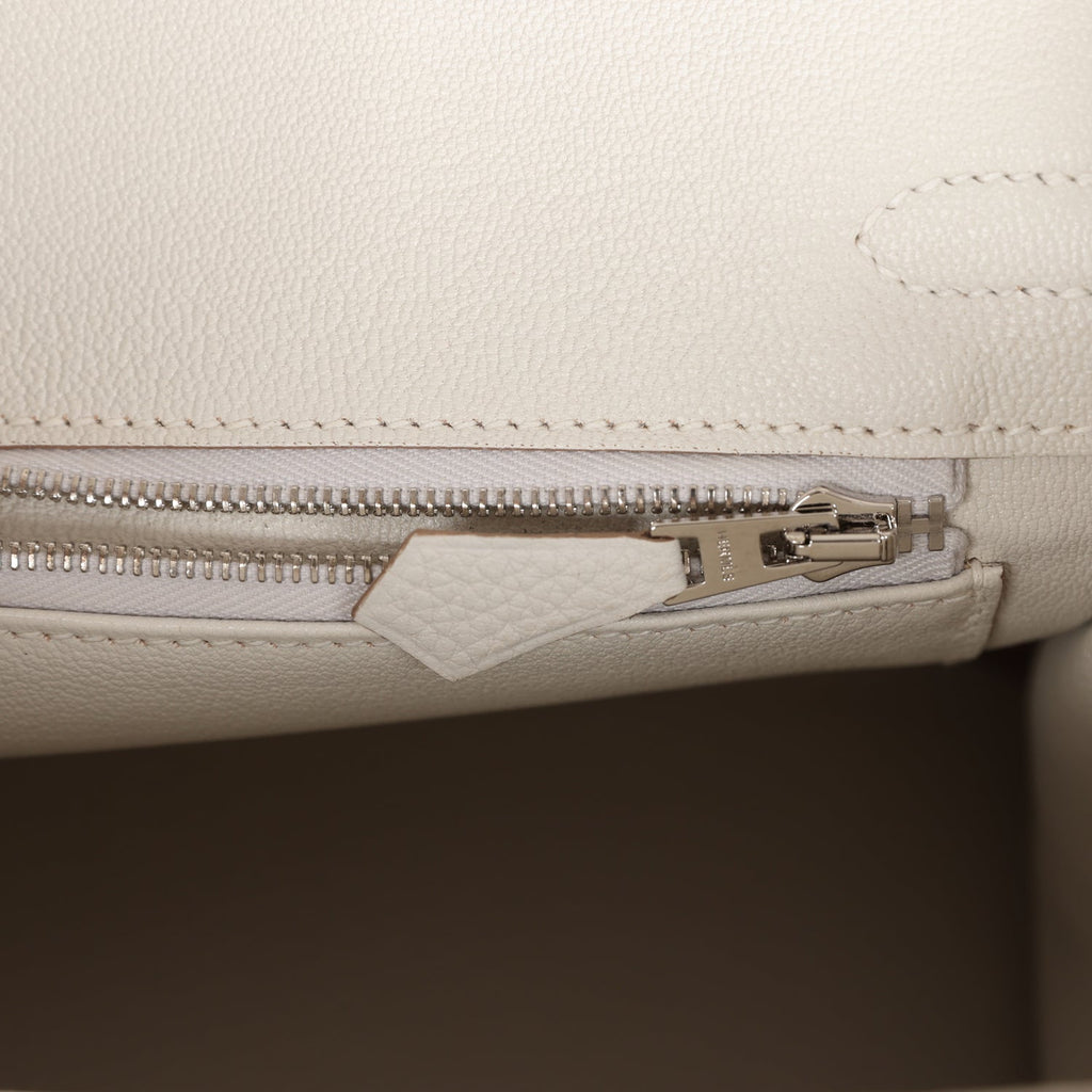 Hermès Birkin 25 Gris Pale Togo Palladium Hardware
