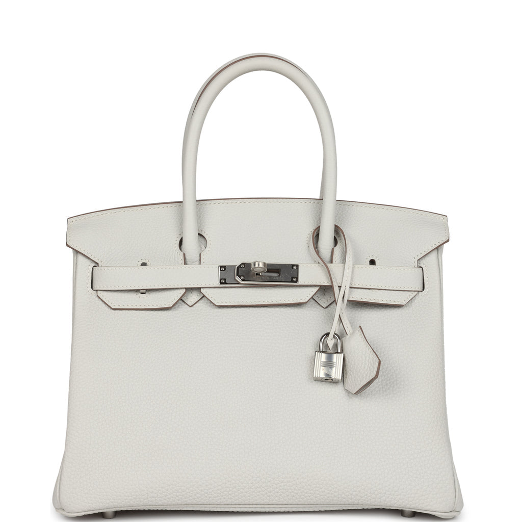 Hermès Birkin 30 Gris Pale Togo Palladium Hardware