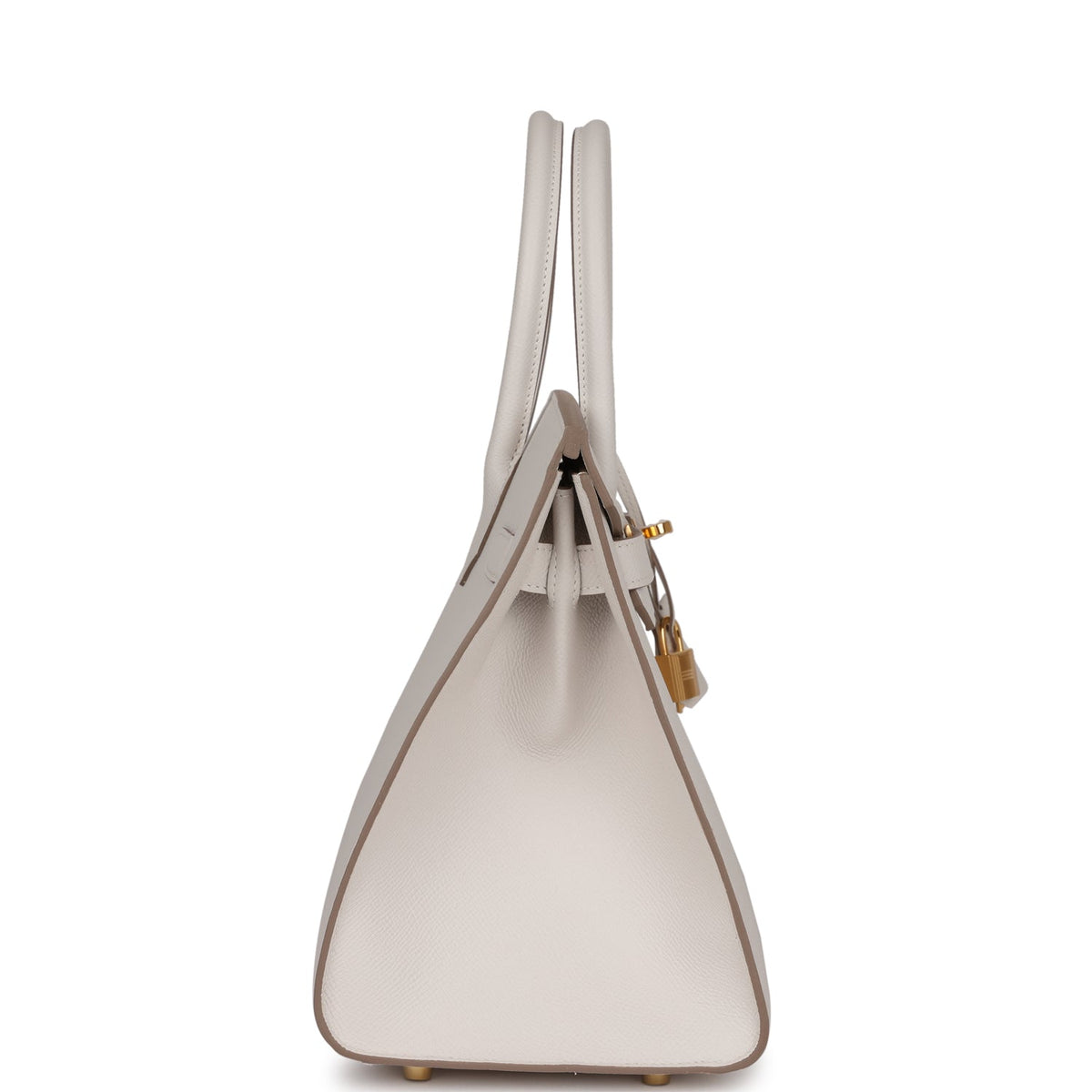 Hermès Birkin Sellier 30 Gris Pale Epsom Gold Hardware