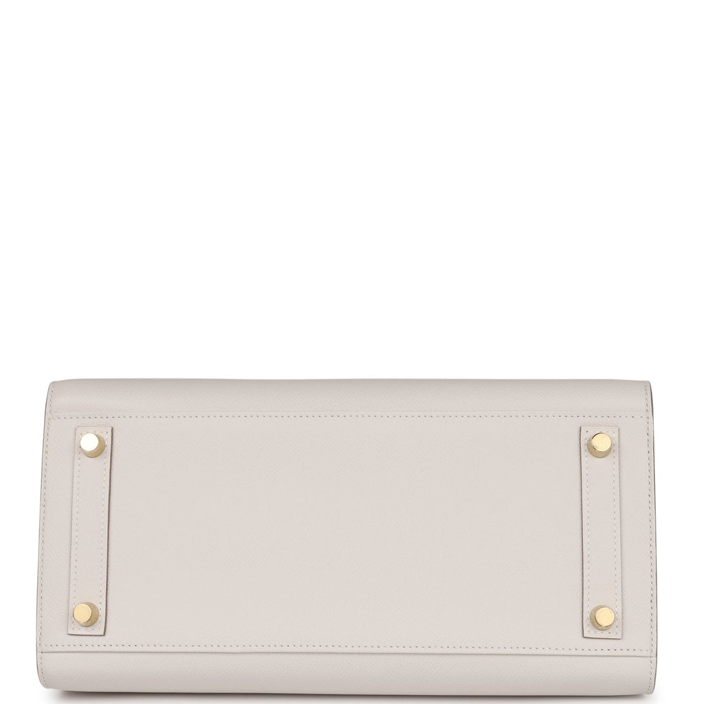 Hermès Birkin Sellier 30 Gris Pale Epsom Gold Hardware