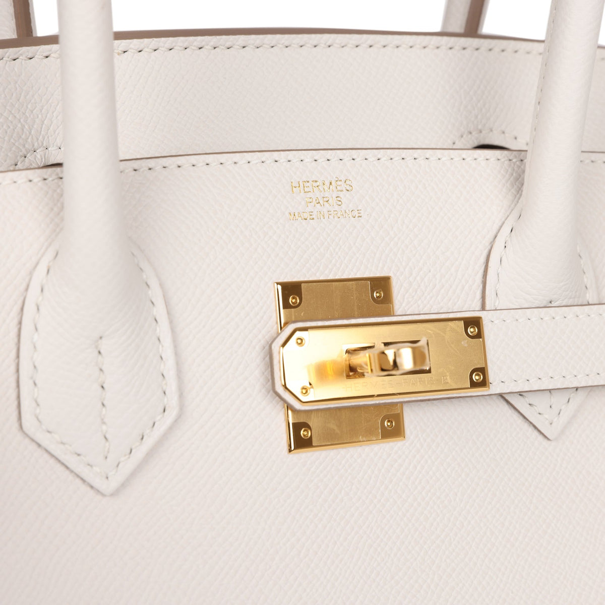 Hermès Birkin Sellier 30 Gris Pale Epsom Gold Hardware