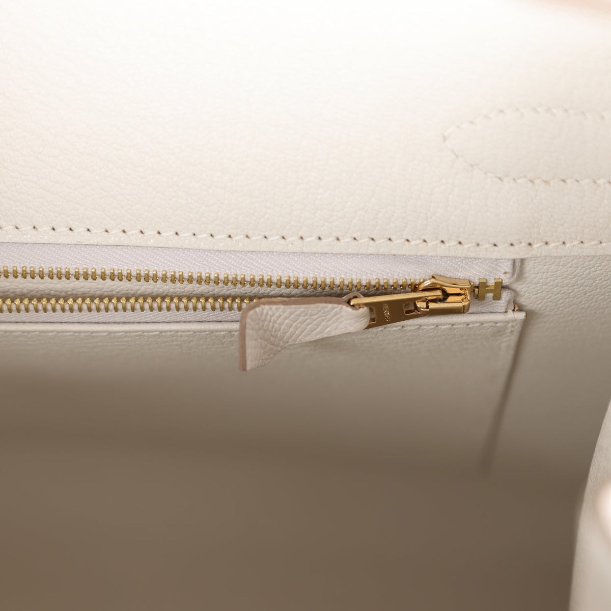 Hermès Birkin Sellier 30 Gris Pale Epsom Gold Hardware