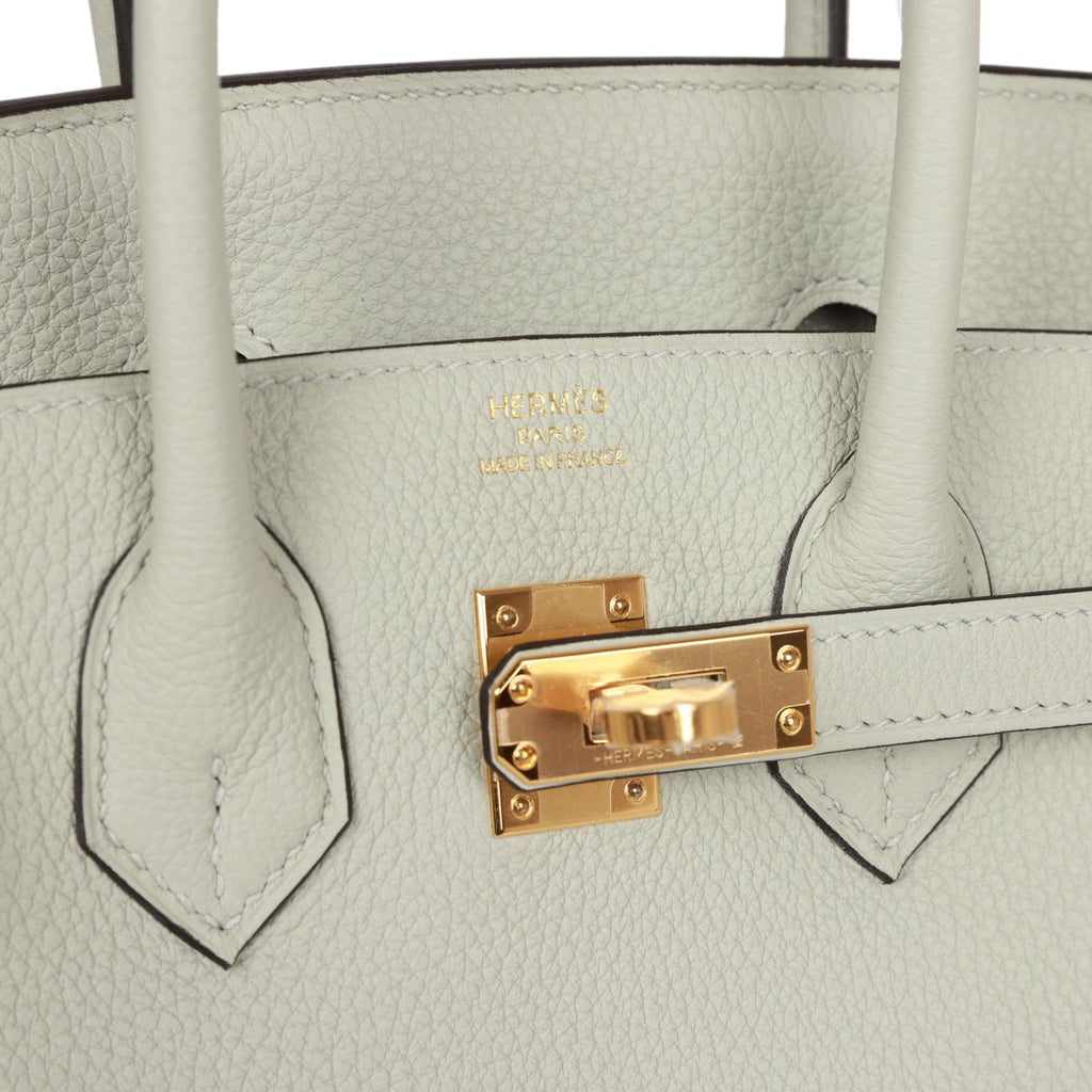 Hermès Birkin 25 Gris Neve Togo Gold Hardware