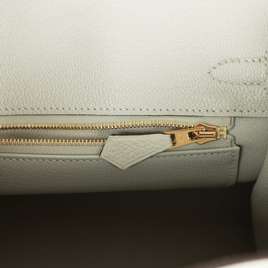Hermès Birkin 25 Gris Neve Togo Gold Hardware