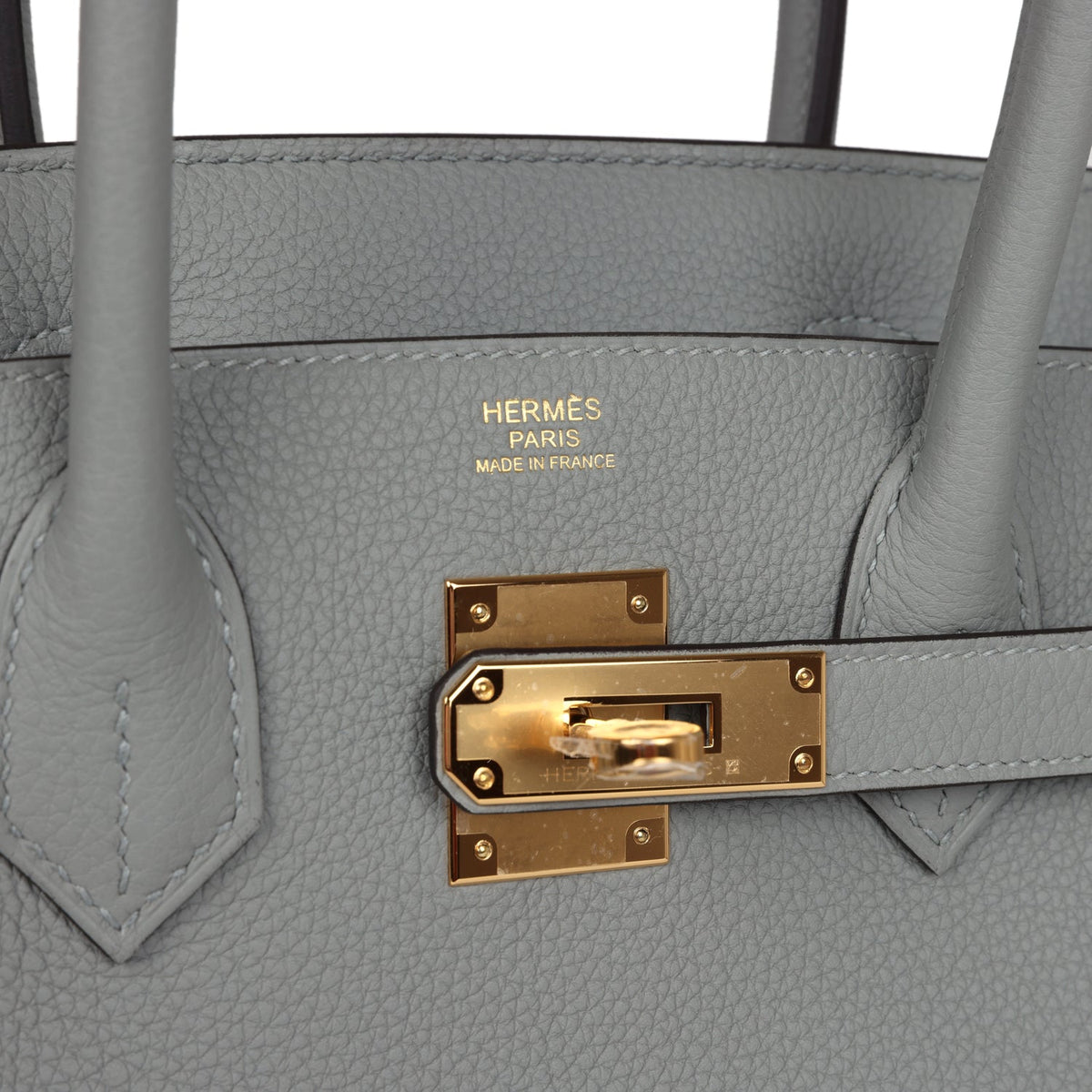 Hermès Birkin 30 Gris Mouette Togo Gold Hardware