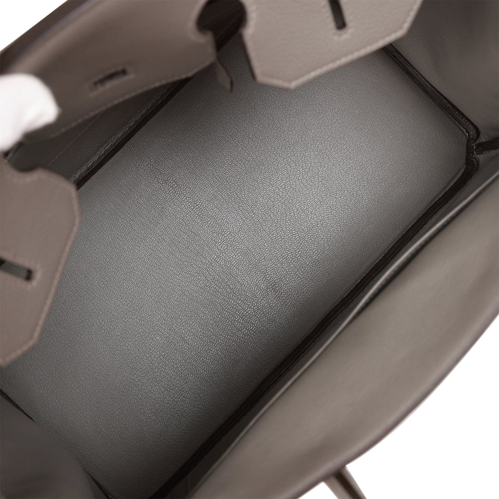 Hermès Birkin 35 Gris Meyer Togo Palladium Hardware