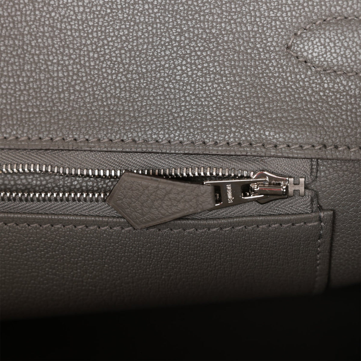 Hermès Birkin 35 Gris Meyer Togo Palladium Hardware