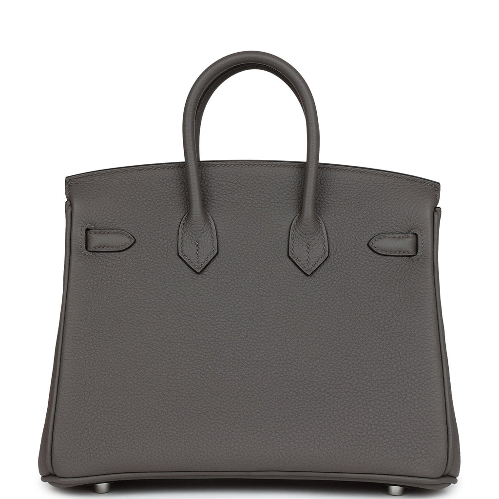 Hermès Birkin 25 Etain Togo Palladium Hardware
