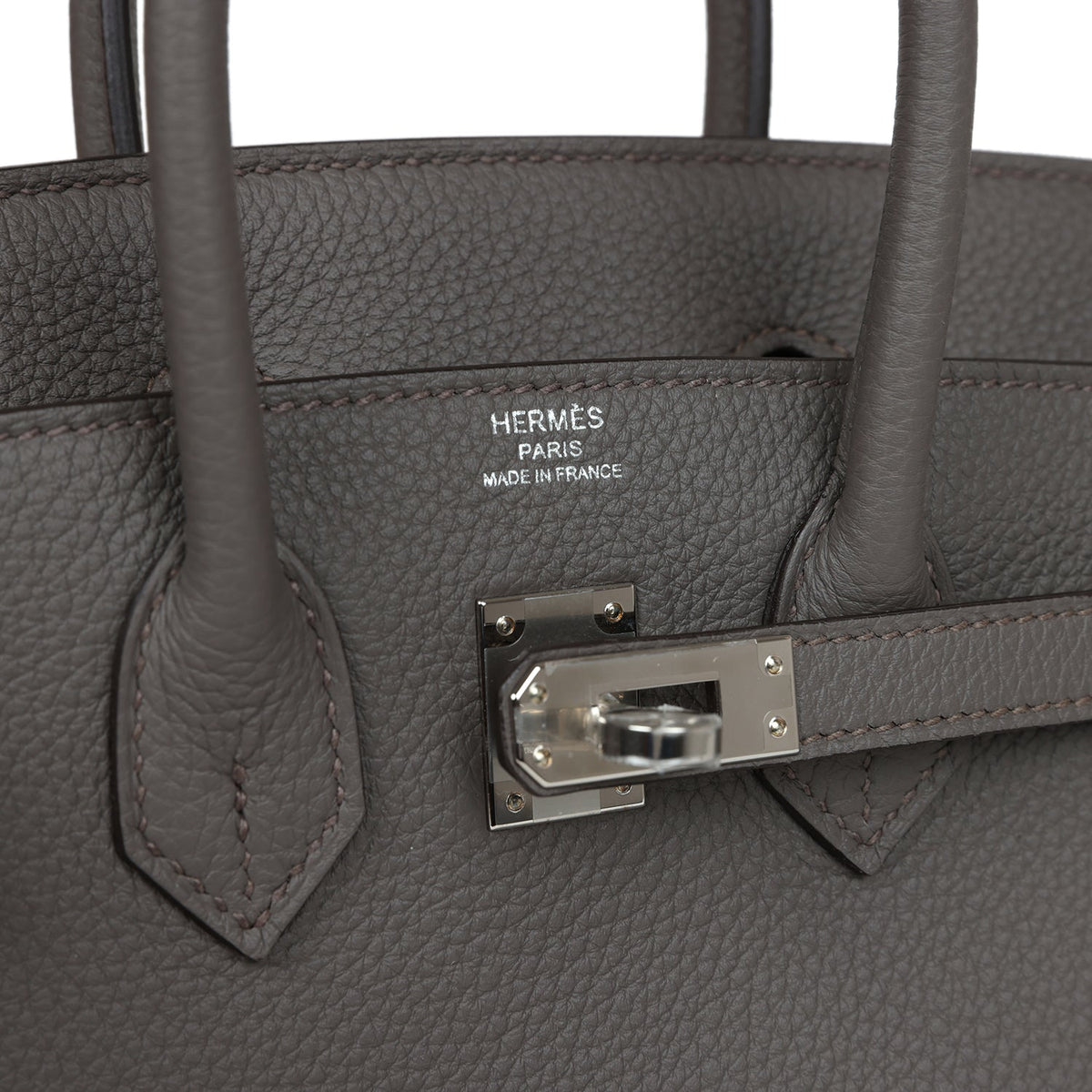 Hermès Birkin 25 Etain Togo Palladium Hardware