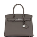 Hermès Birkin 30 Etain Togo Palladium Hardware