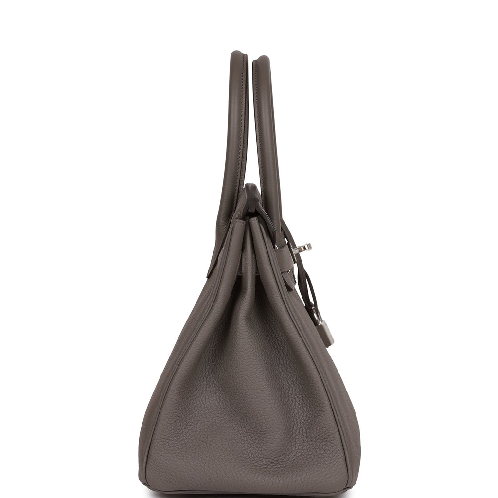 Hermès Birkin 30 Etain Togo Palladium Hardware