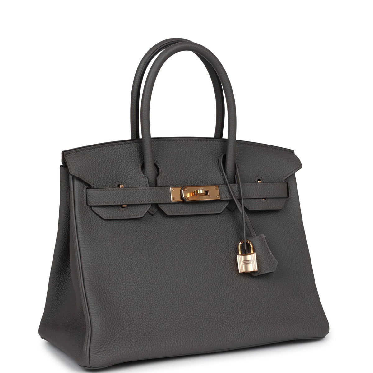 Hermès Birkin 30 Etain Togo Rose Gold Hardware
