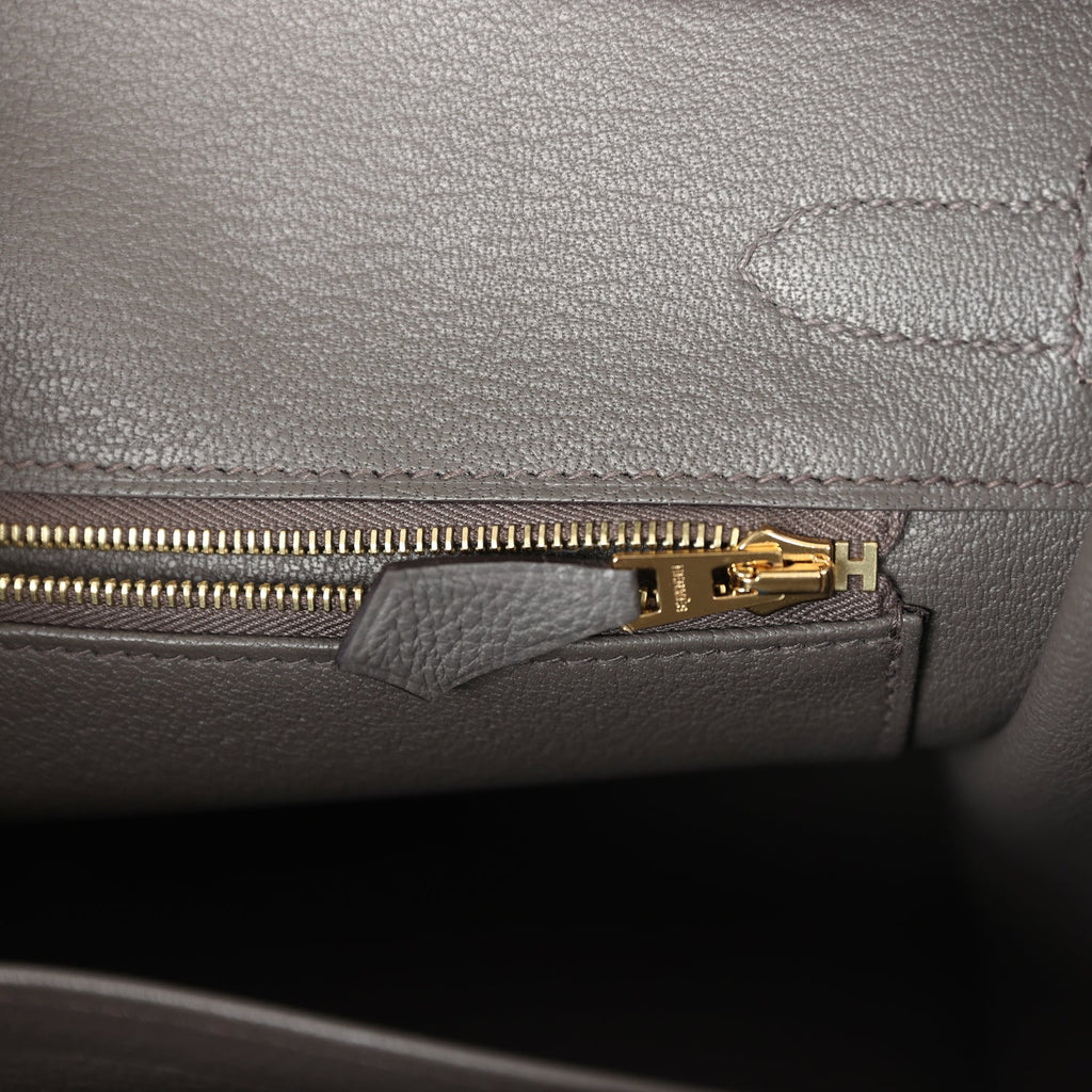 Hermès Birkin 30 Etain Togo Rose Gold Hardware