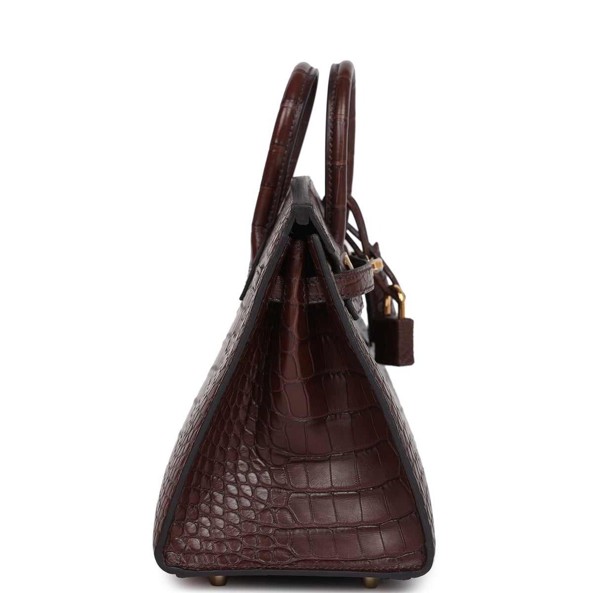 Hermès Birkin Sellier 20 Havane Matte Faux Leather Gold Hardware