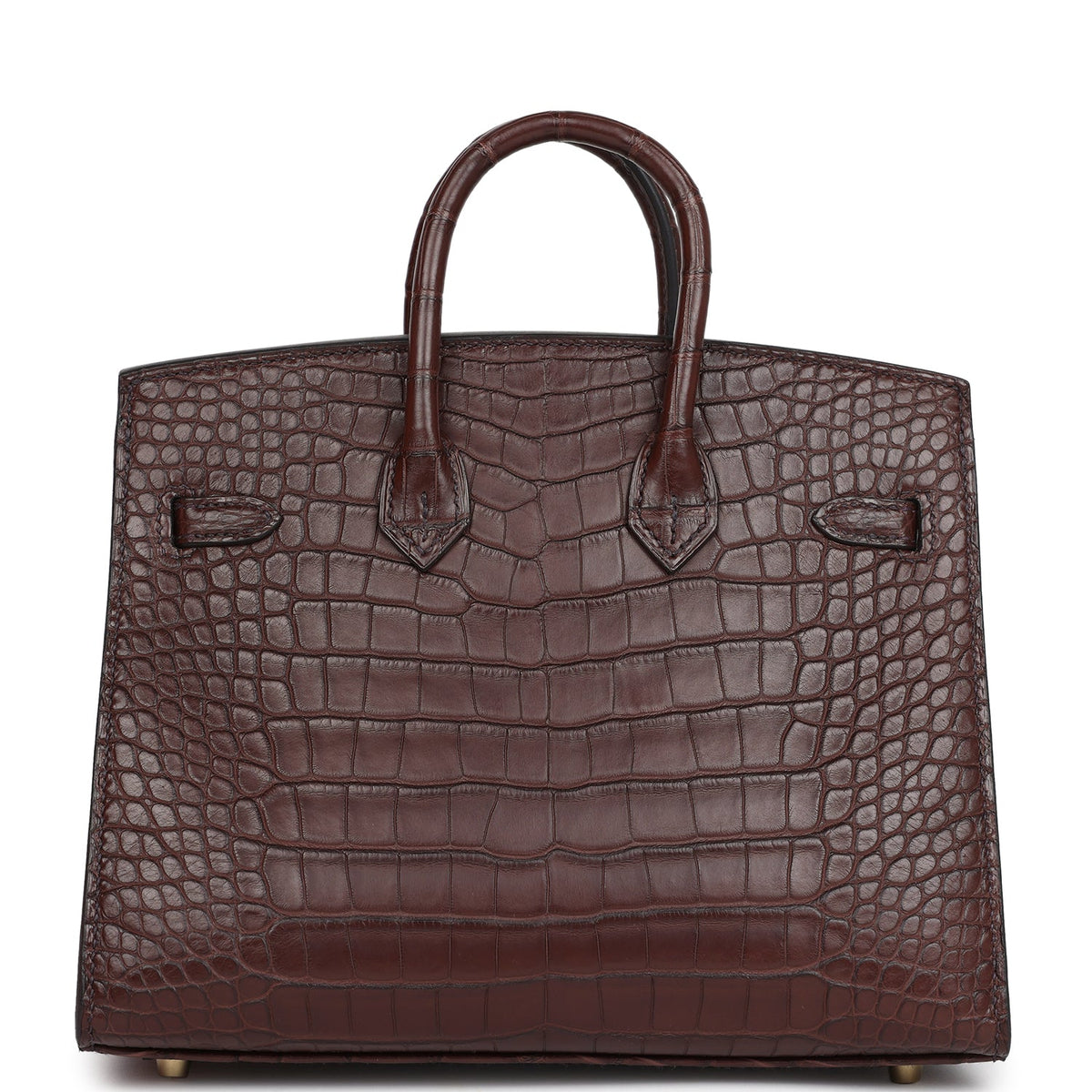 Hermès Birkin Sellier 20 Havane Matte Faux Leather Gold Hardware