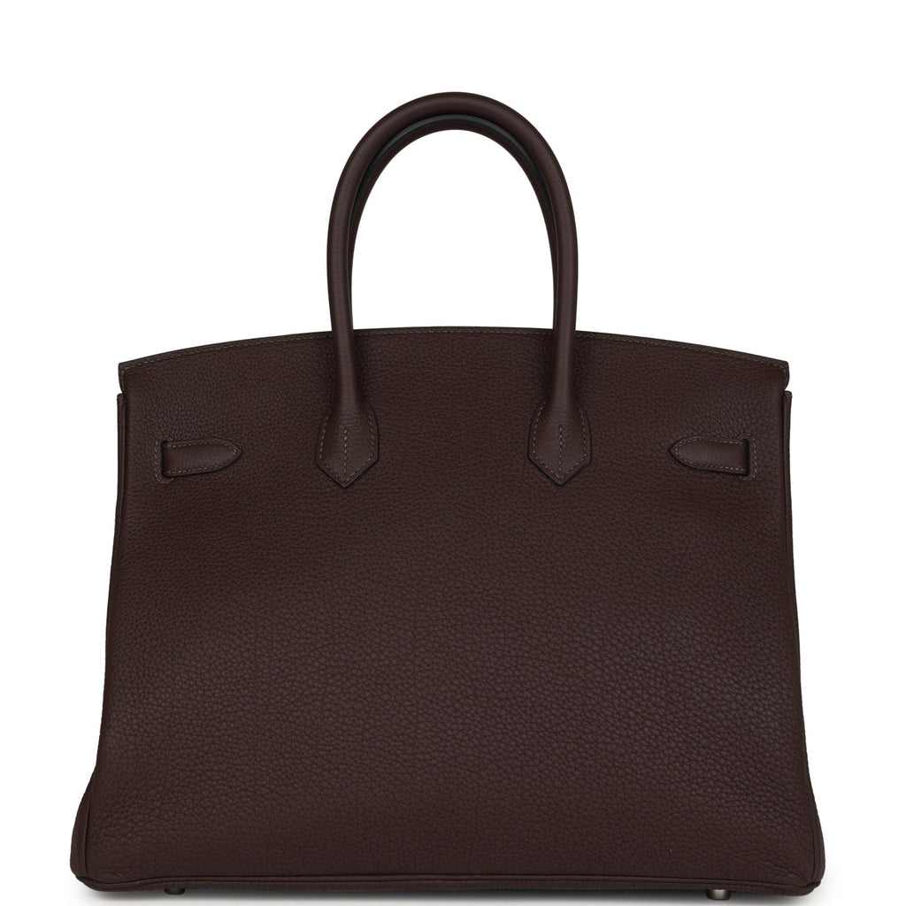 Hermès Birkin 35 Chocolate Togo Palladium Hardware