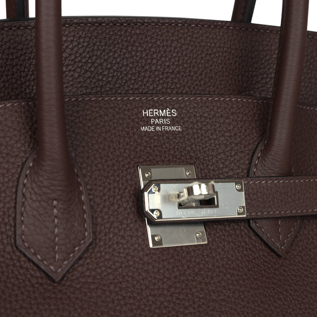 Hermès Birkin 35 Chocolate Togo Palladium Hardware