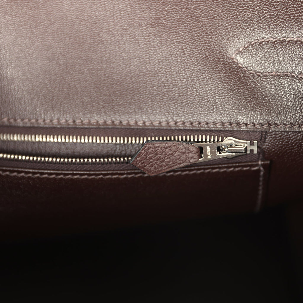 Hermès Birkin 35 Chocolate Togo Palladium Hardware