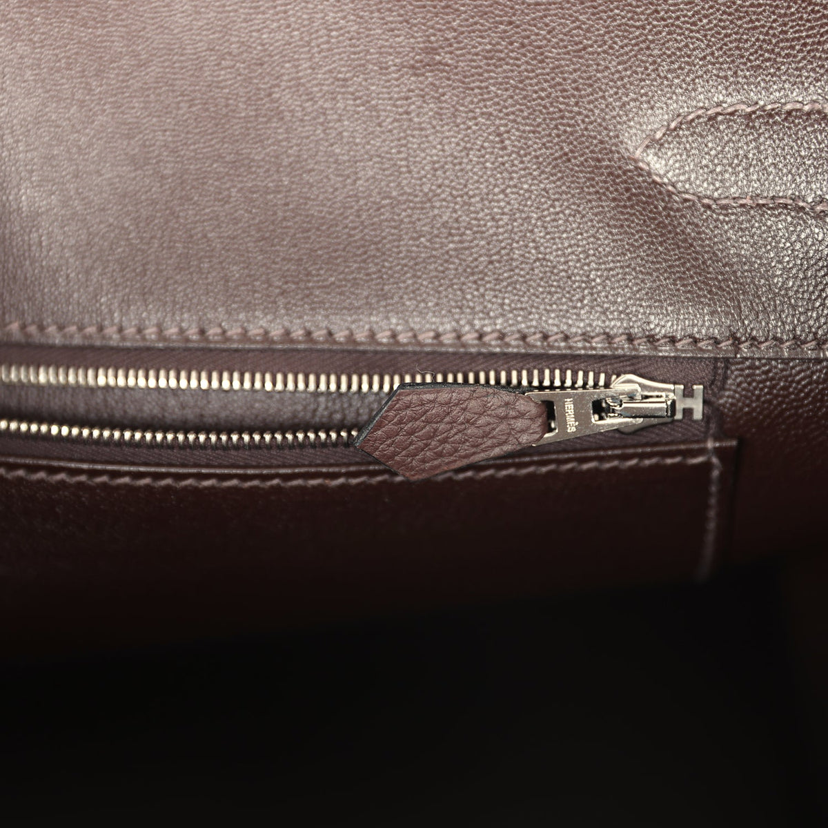 Hermès Birkin 35 Chocolate Togo Palladium Hardware