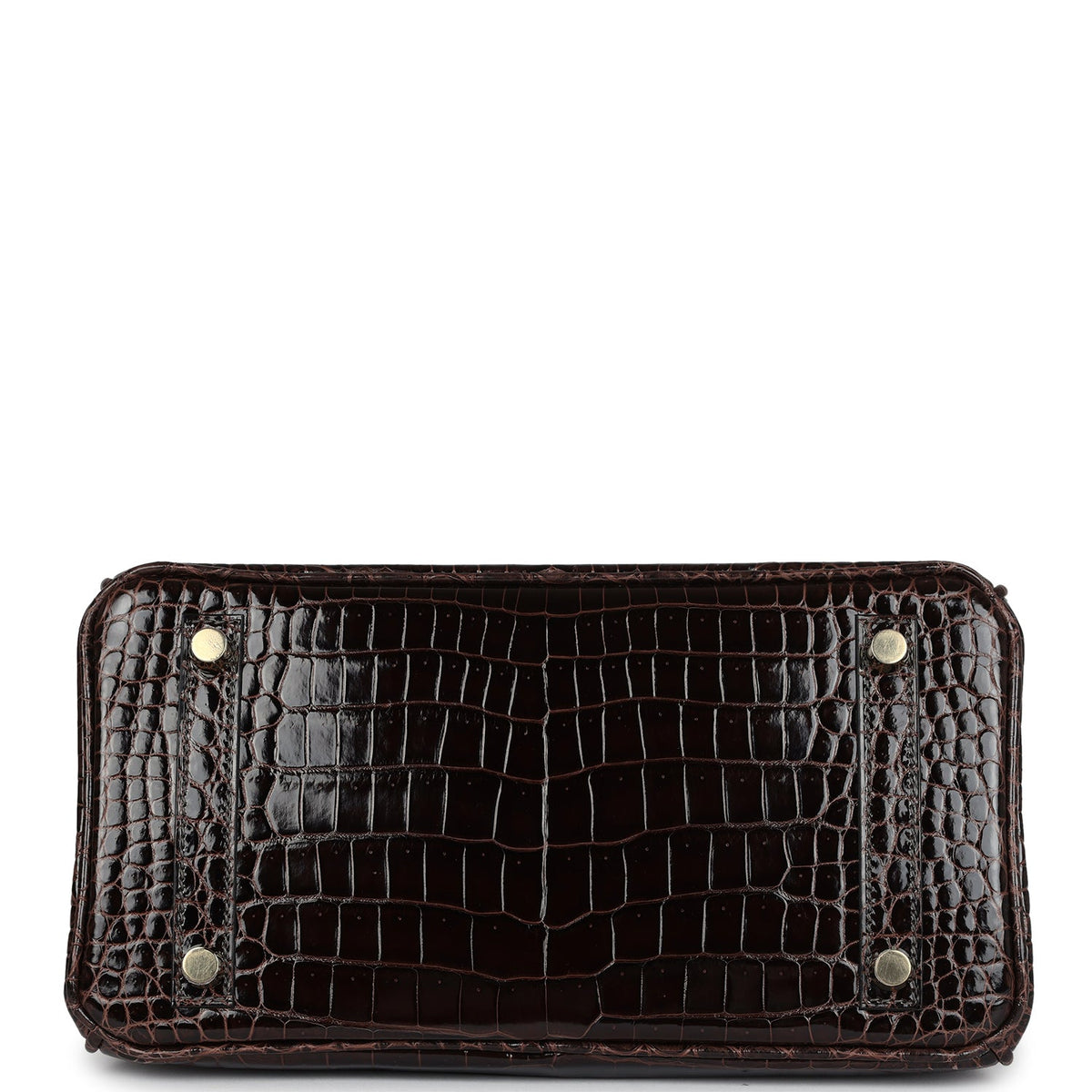 Hermès Birkin 25 Macassar Shiny Faux Leather Gold Hardware