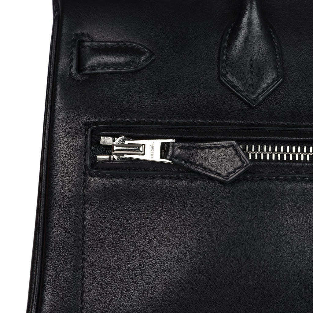 Hermès Limited Edition Birkin Rock 25 Black Volupto Palladium Hardware