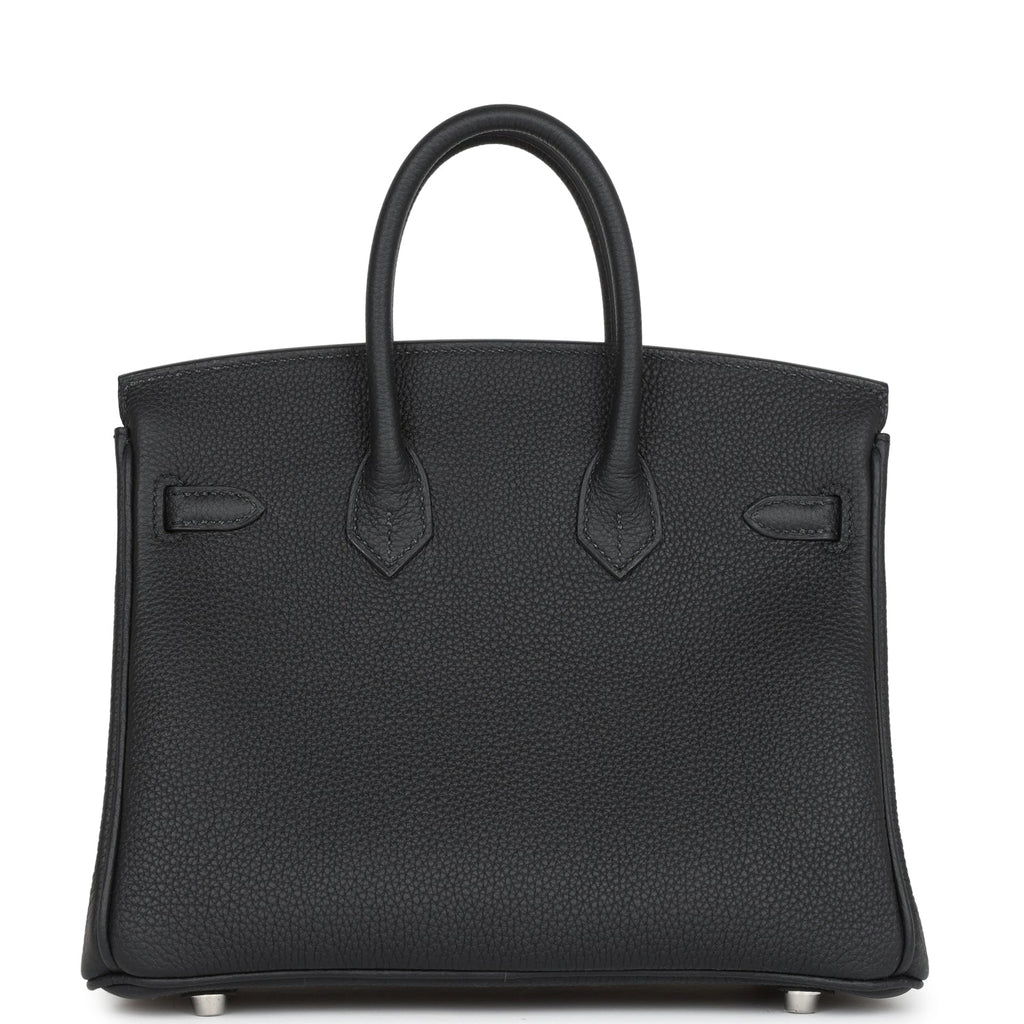 Hermès Birkin 25 Black Togo Palladium Hardware