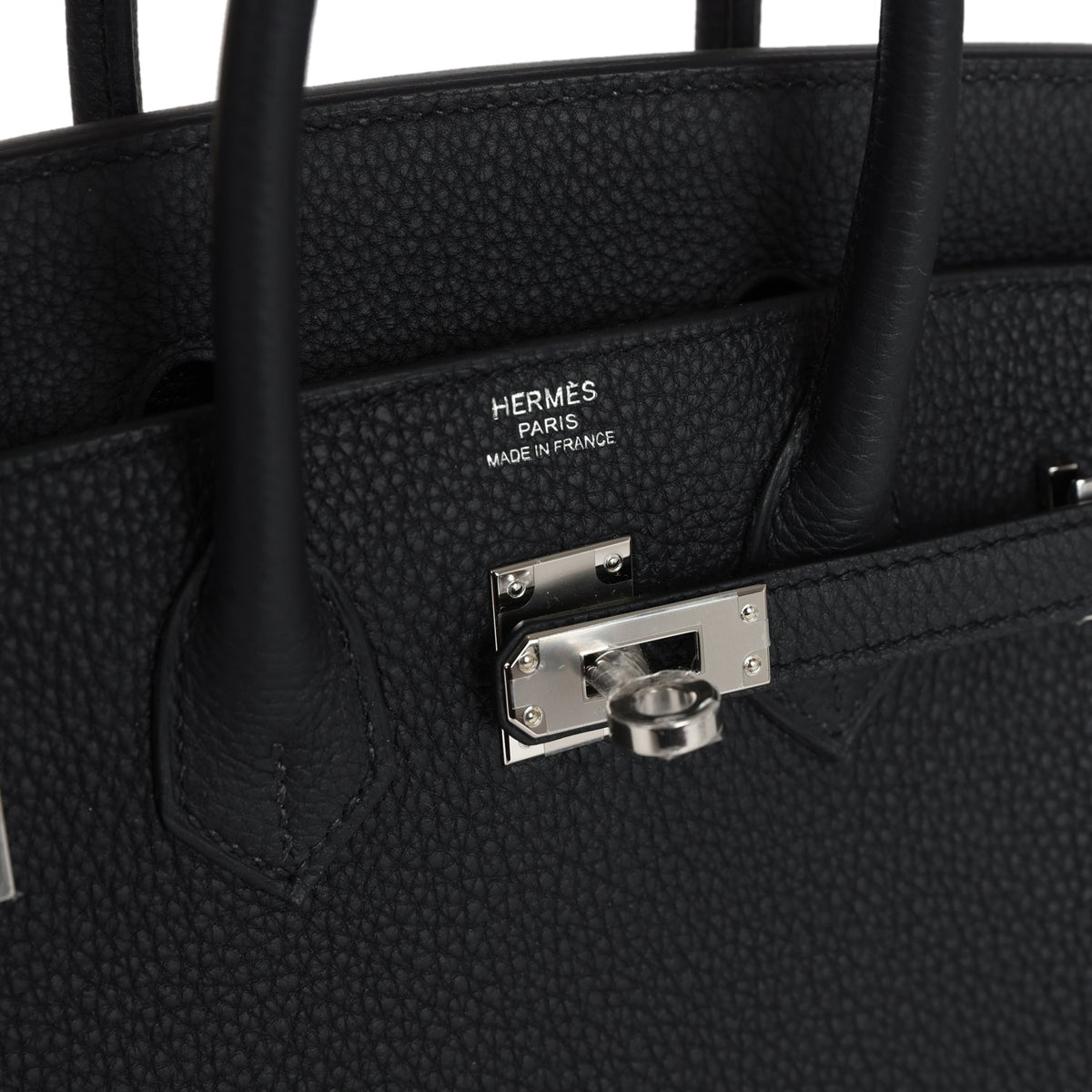 Hermès Birkin 25 Black Togo Palladium Hardware