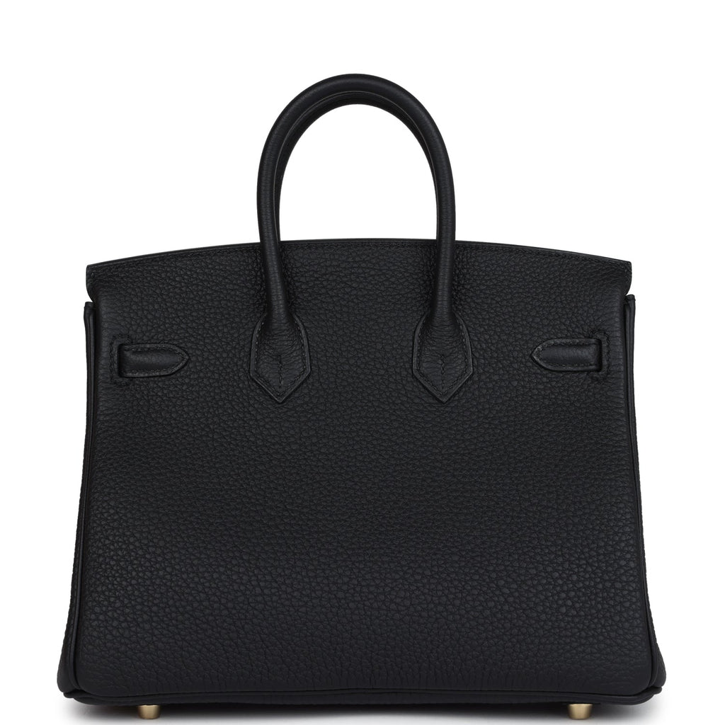 Hermès Birkin 25 Black Togo Gold Hardware