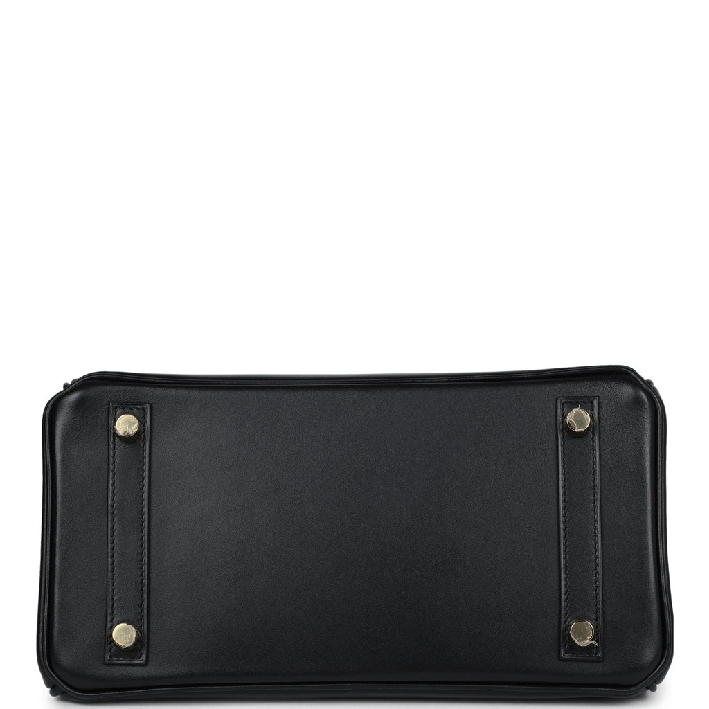 Hermès Birkin 25 Black Box Gold Hardware