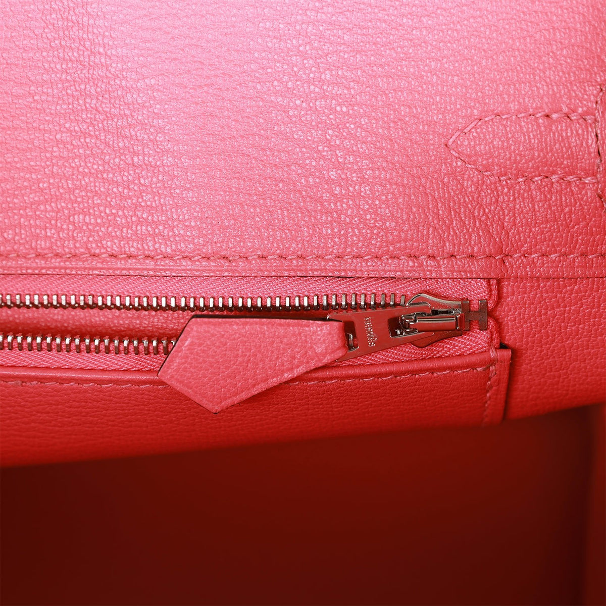 Hermès Special Order (HSS) Birkin 25 Black and Rose Azalee Chèvre Brushed Palladium Hardware