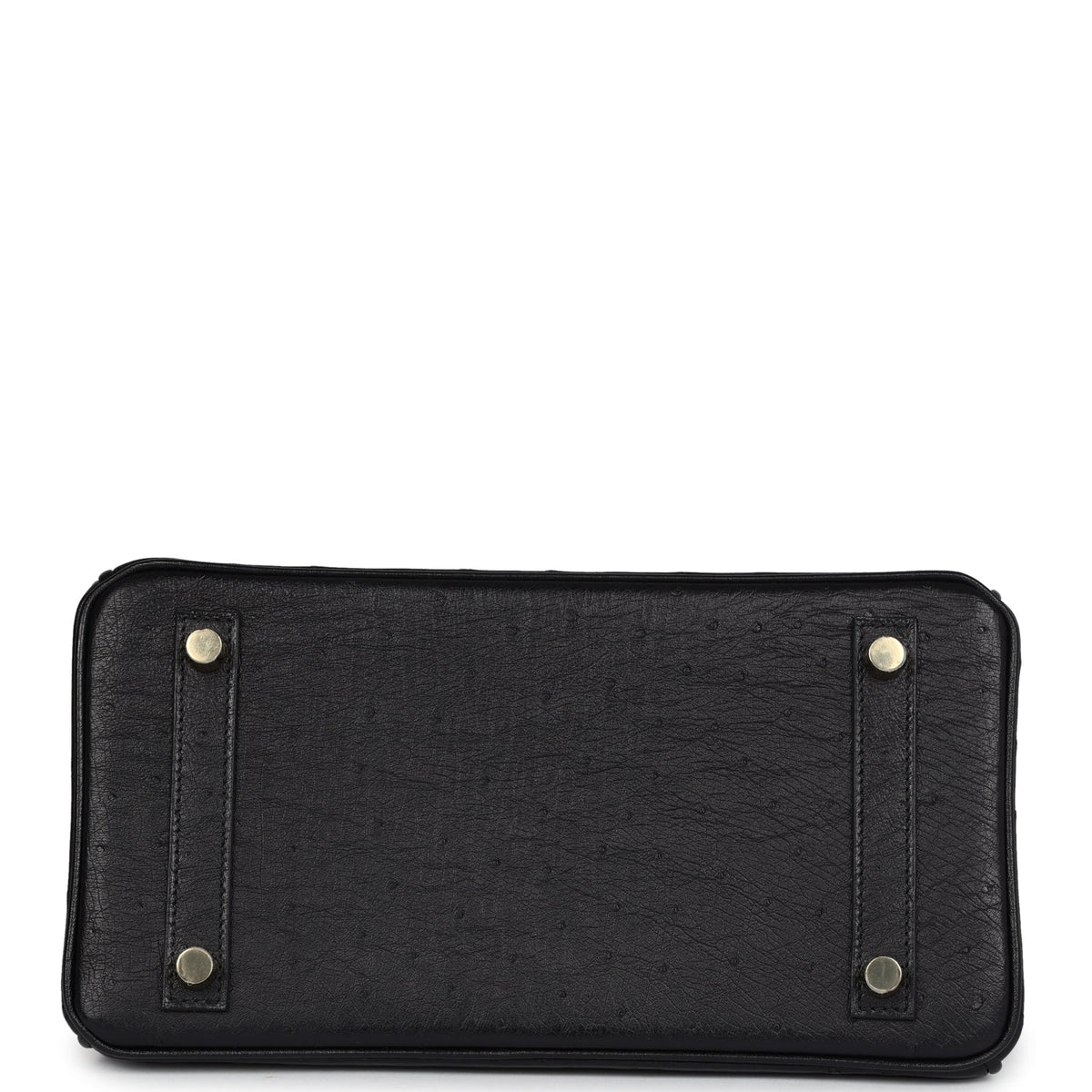 Hermès Birkin 25 Black Ostrich Gold Hardware
