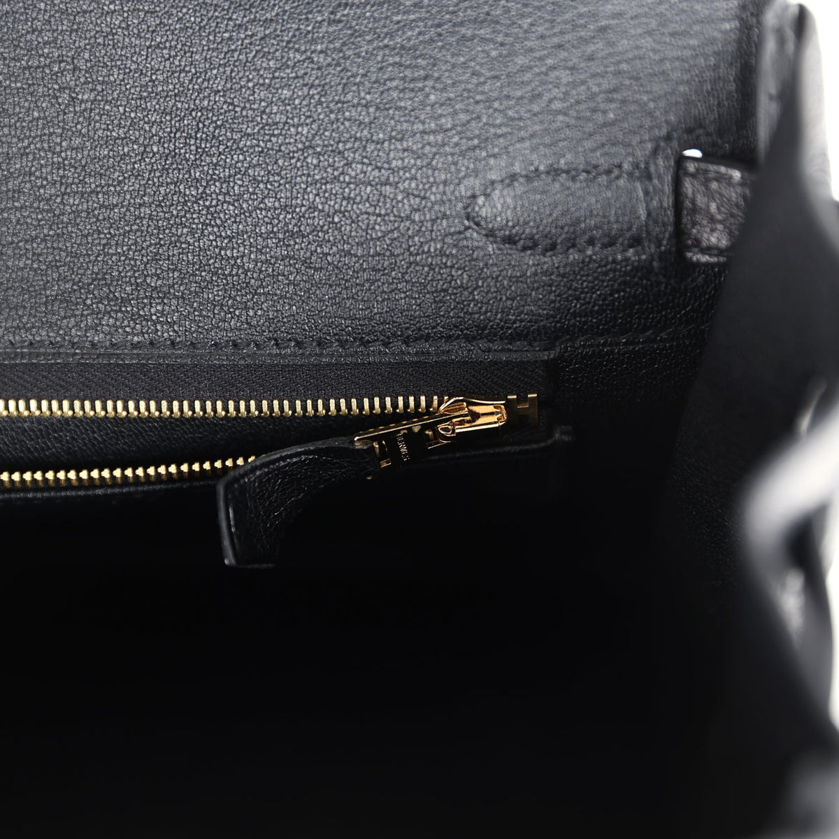 Hermès Birkin 25 Black Ostrich Gold Hardware