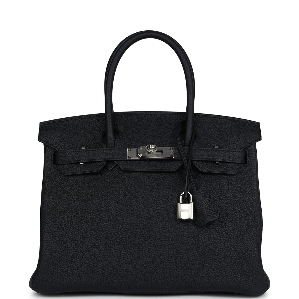 Hermès Birkin 30 Black Togo Palladium Hardware