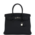 Hermès Birkin 30 Black Togo Palladium Hardware