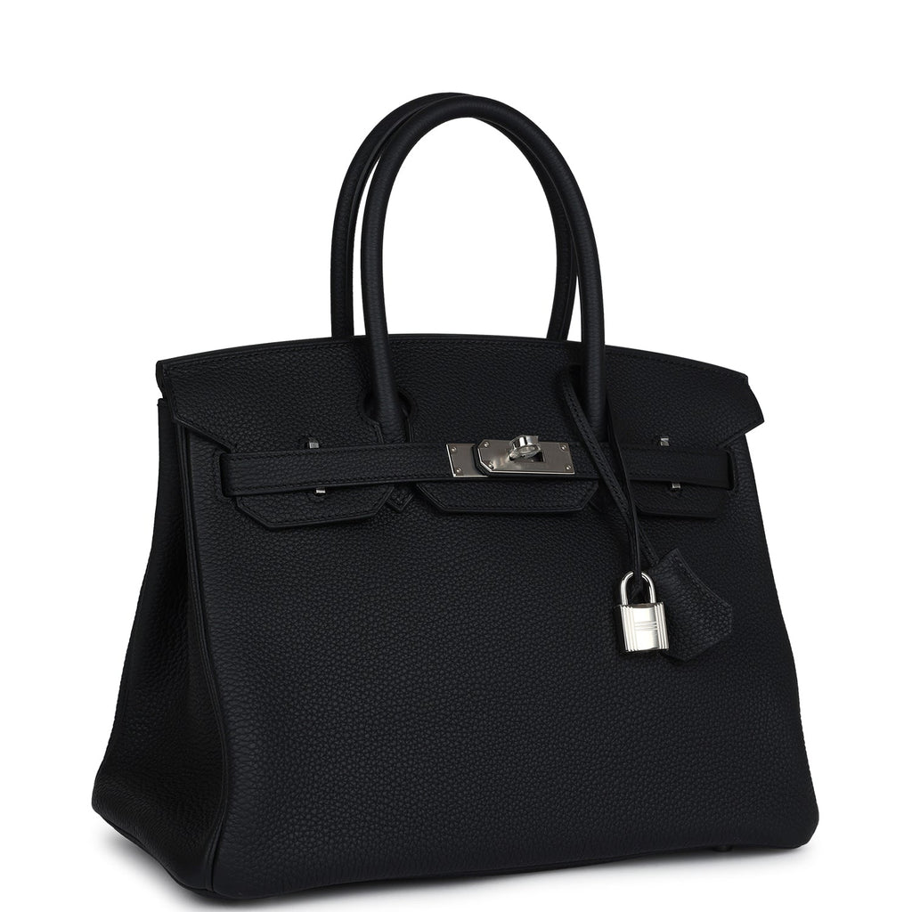 Hermès Birkin 30 Black Togo Palladium Hardware