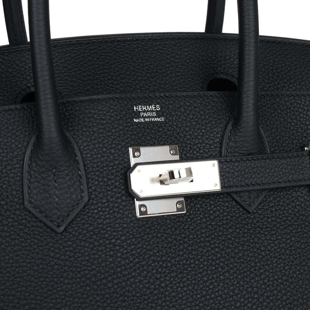 Hermès Birkin 30 Black Togo Palladium Hardware