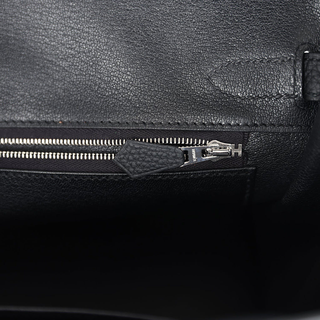 Hermès Birkin 30 Black Togo Palladium Hardware
