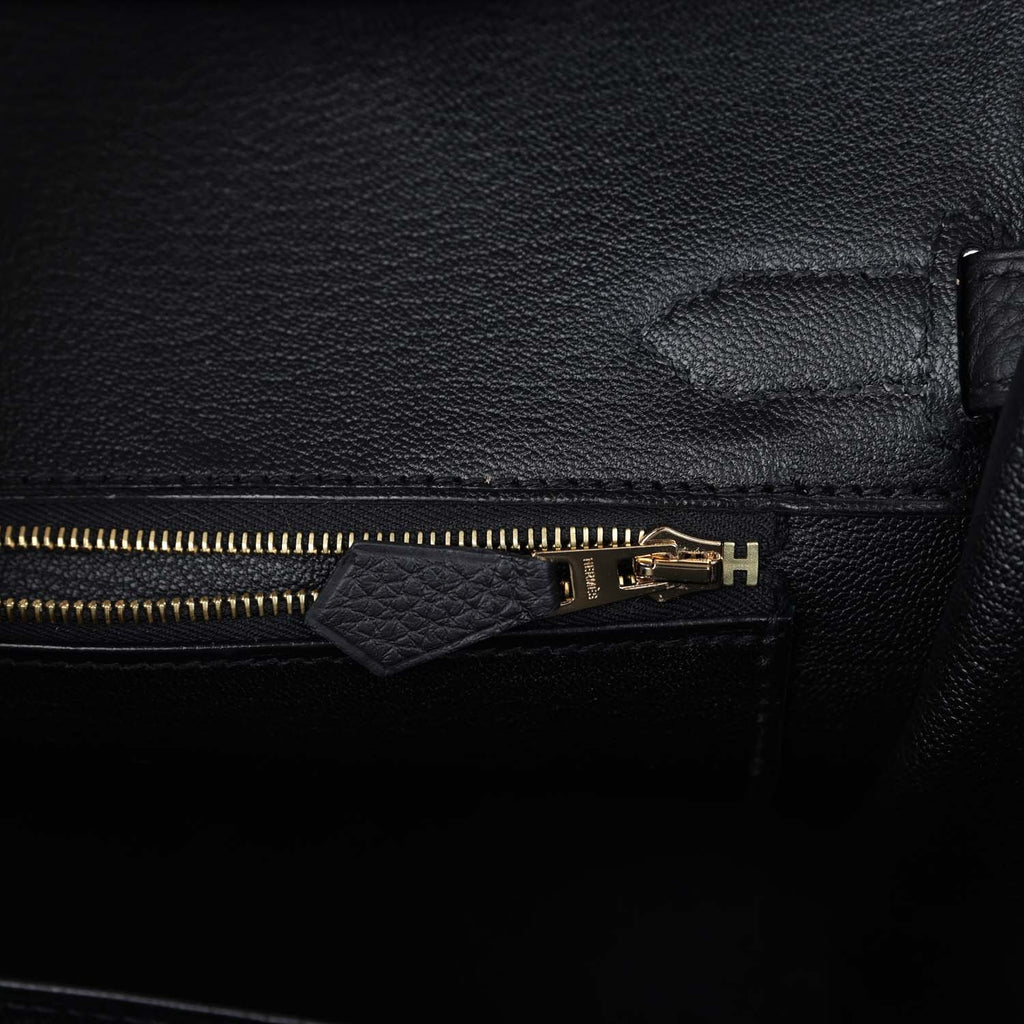 Hermès Birkin 30 Black Togo Gold Hardware