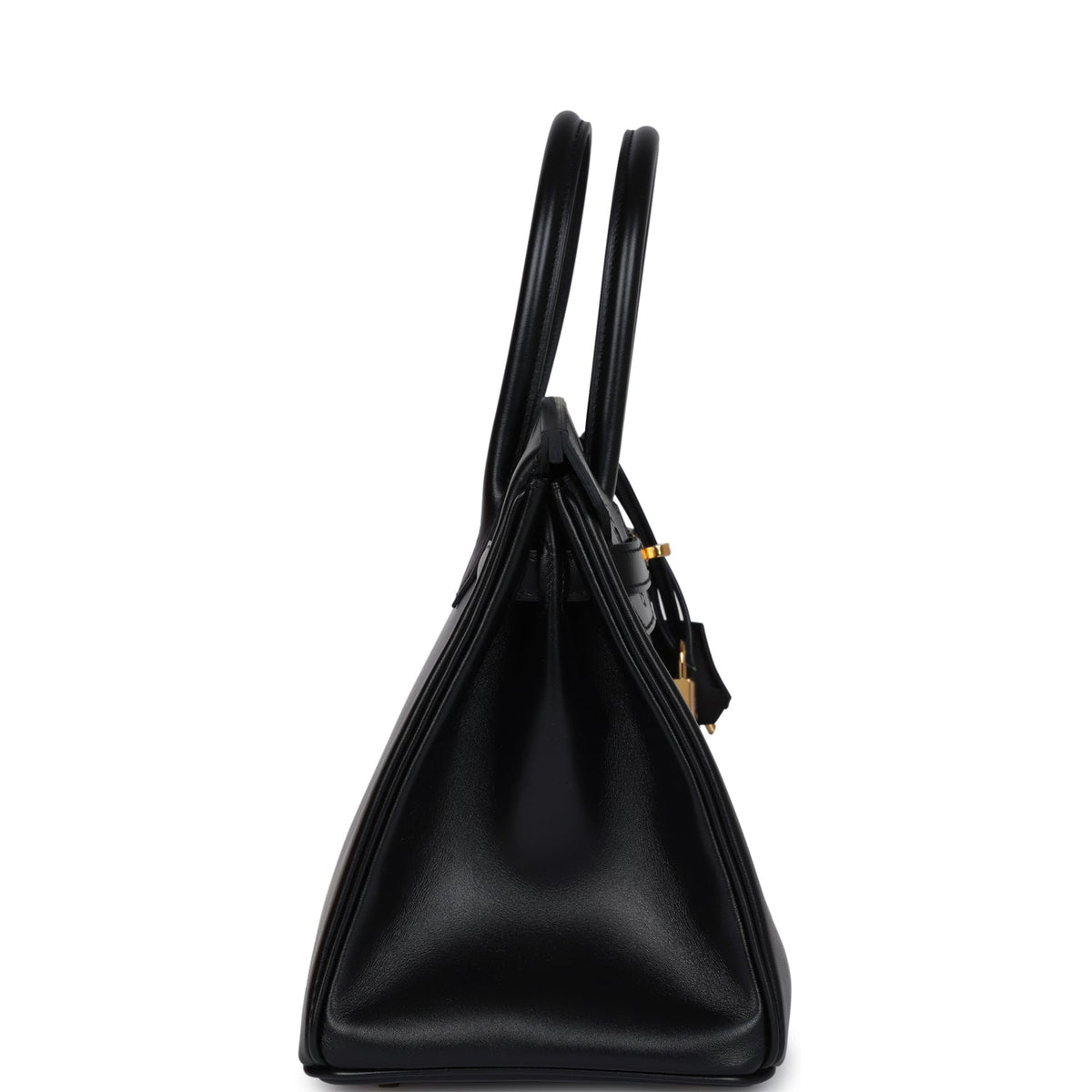 Hermès Birkin 30 Black Tadelakt Gold Hardware