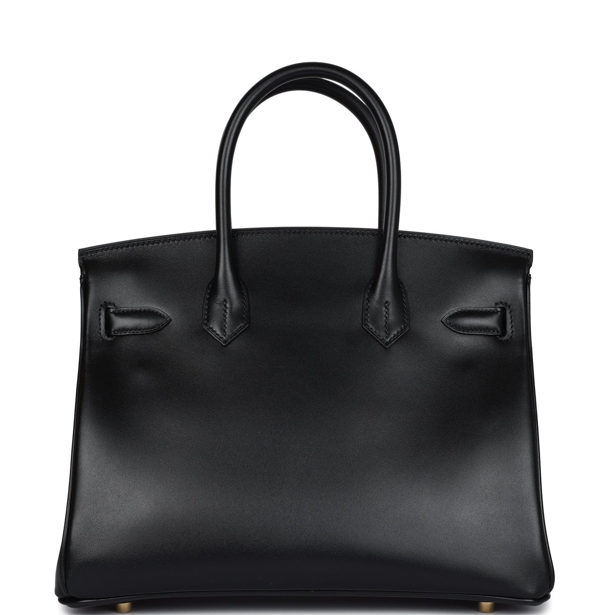 Hermès Birkin 30 Black Tadelakt Gold Hardware