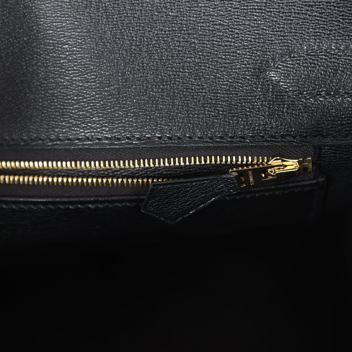 Hermès Birkin 30 Black Matte Faux Leather Gold Hardware