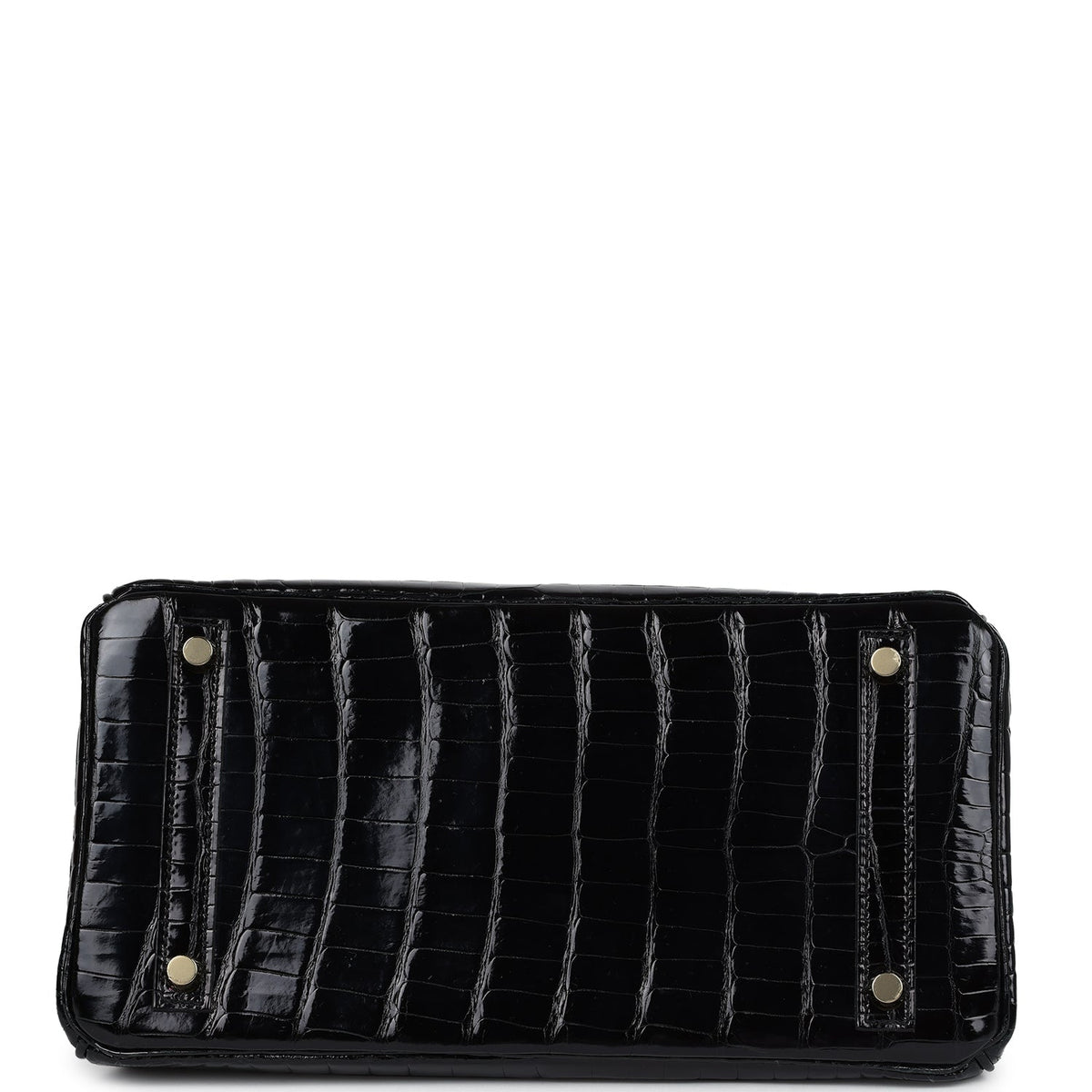 Hermès Birkin 30 Black Shiny Faux Leather Gold Hardware