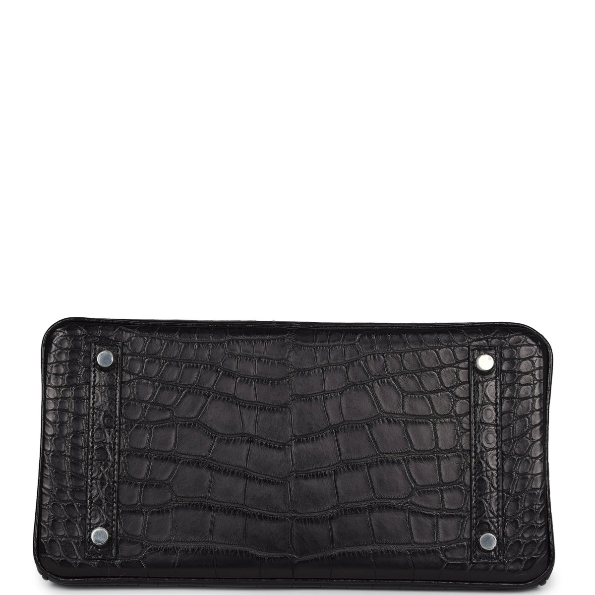 Hermès Birkin 30 Black Matte Faux Leather Palladium Hardware