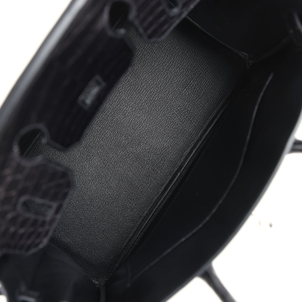Hermès Birkin 30 Black Matte Faux Leather Palladium Hardware